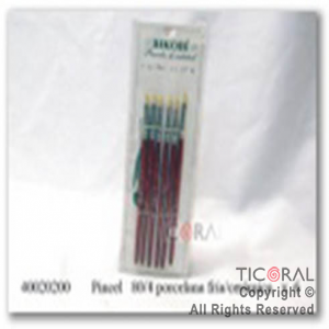 PINCEL 80/4 PORCELANA FRIA /CERAMICA x 6